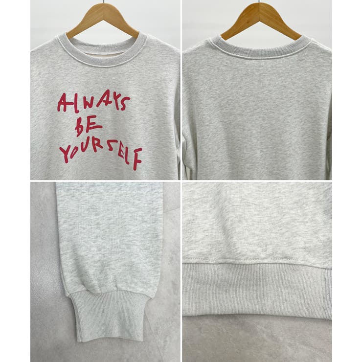 《ABYS》カジュアルに映える。配色ロゴプリント裏毛スウエット | futier land | 詳細画像10 