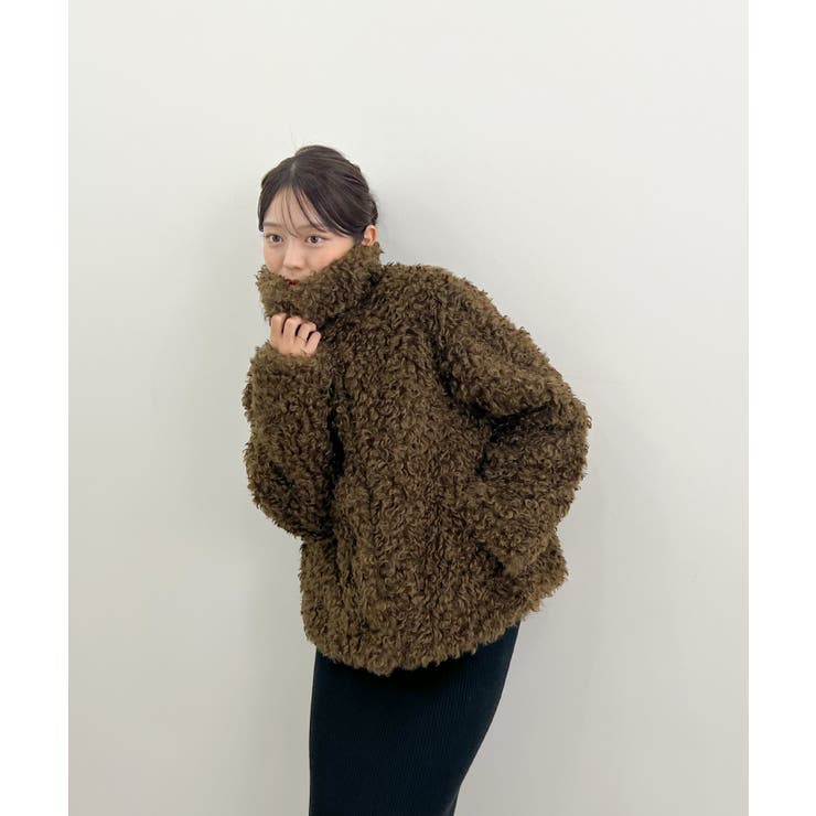 もこもこプードルファー。2wayカラープードルジャケット | futier land | 詳細画像30 