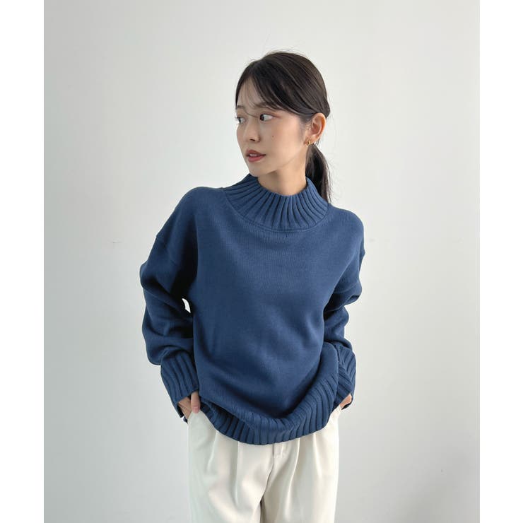 バックスリットオーバーニット | futier land | 詳細画像32 