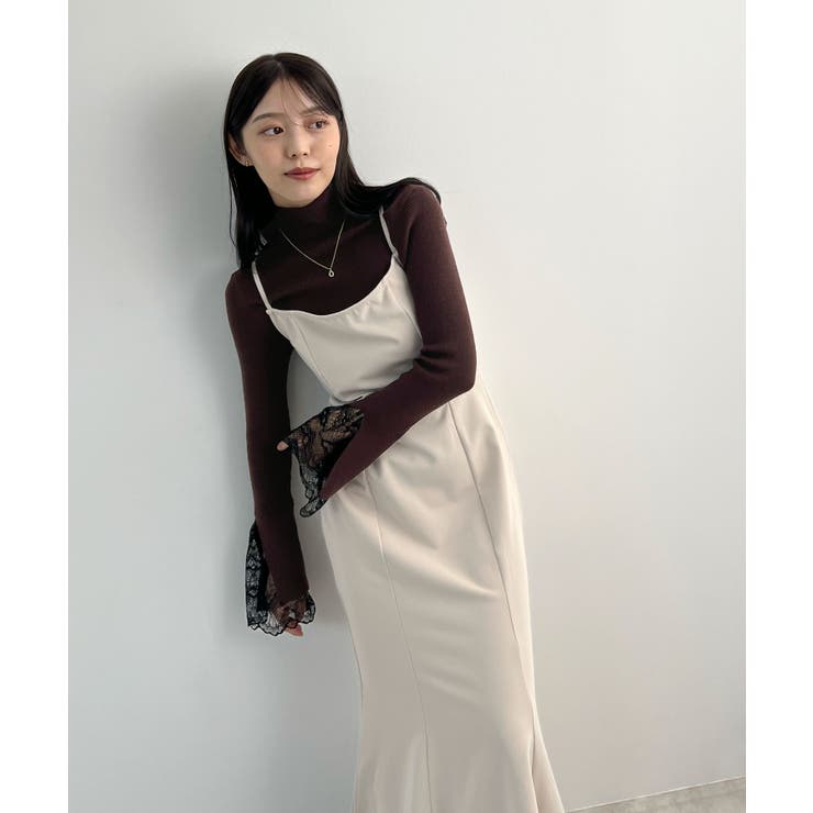 ふとした仕草まで美しく。袖レースリブKNIT | futier land | 詳細画像11 