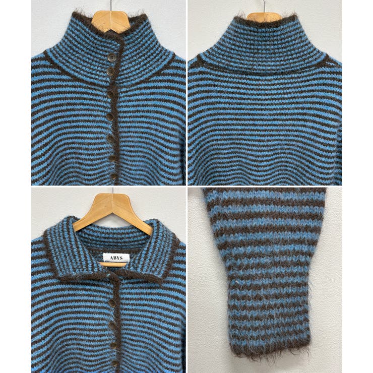 《ABYS》着こなし自在！配色ボーダーニットトップス | futier land | 詳細画像9 