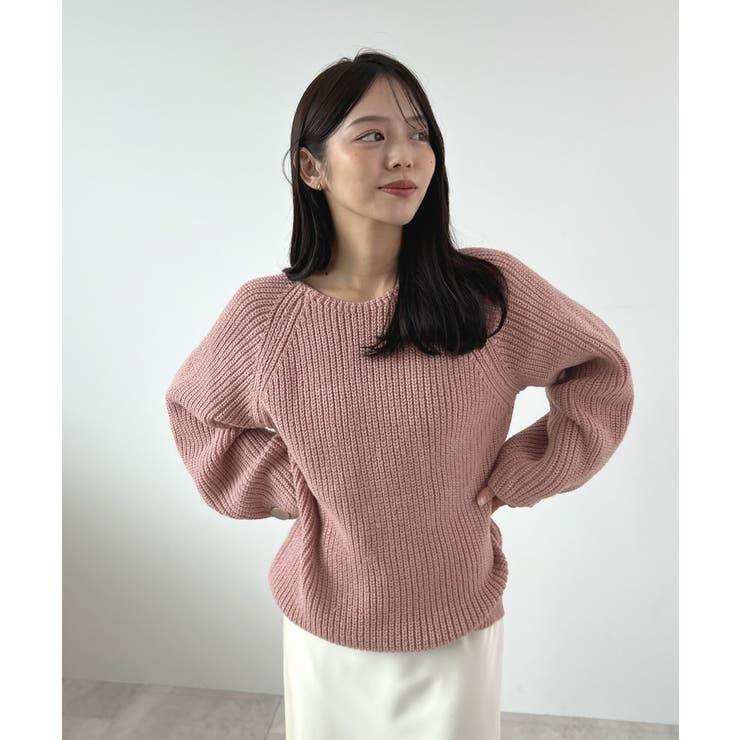 上品溢れるアクセント。袖ボタンKNIT | futier land | 詳細画像34 