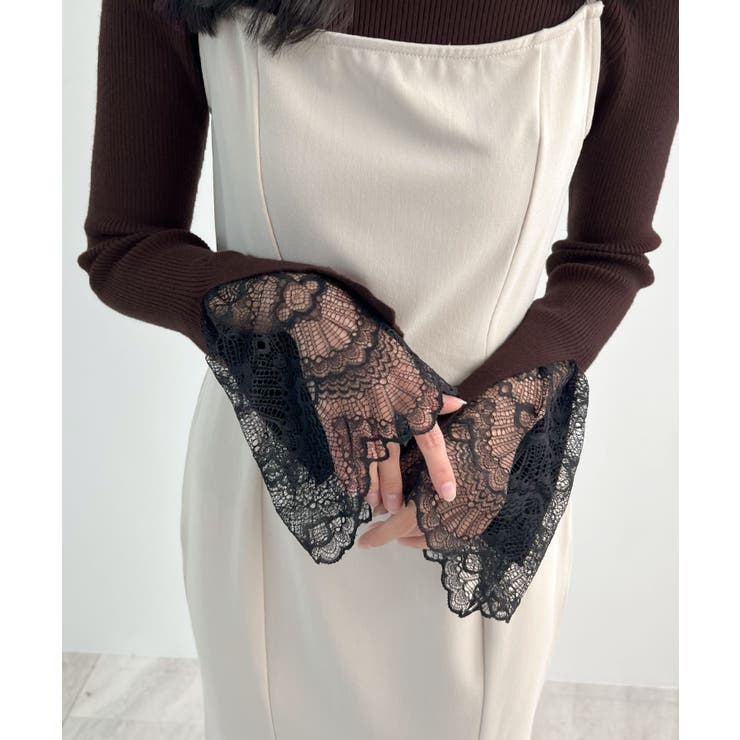 ふとした仕草まで美しく。袖レースリブKNIT | futier land | 詳細画像13 