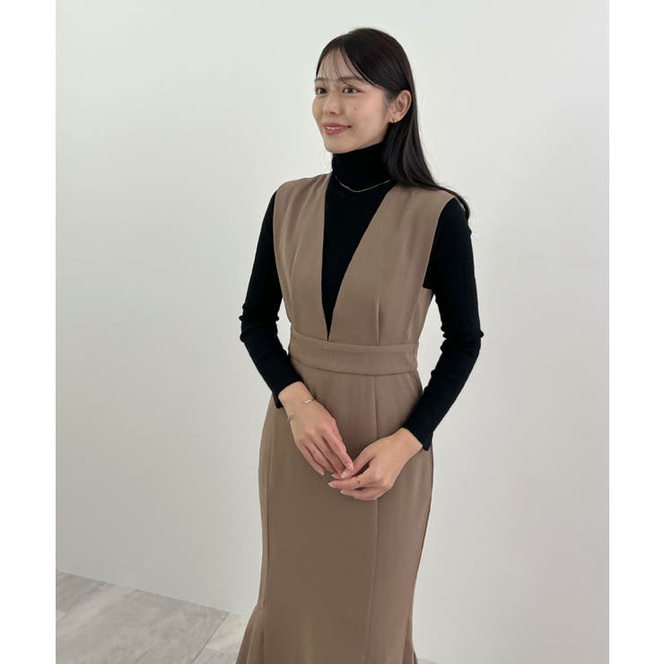 抜かりない360度美シルエット。サイドタックマーメイドワンピース | futier land | 詳細画像23 