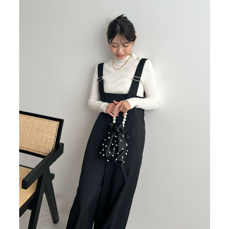 モードなムード香る。ベルトショルダーサロペット | futier land | 詳細画像9 