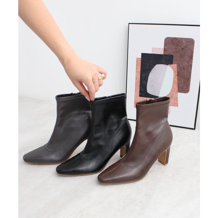 美脚も叶える大人のスタイルアップ。エッジフィットショートブーツ | futier land | 詳細画像62 