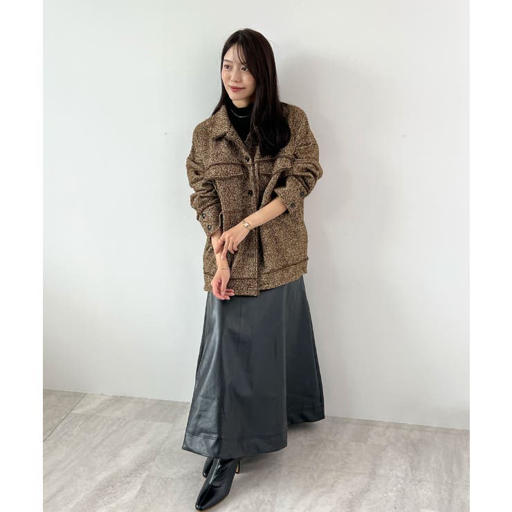 さらっと羽織って今っぽく。ツイードフリンジミドルCPOJK | futier land | 詳細画像24 