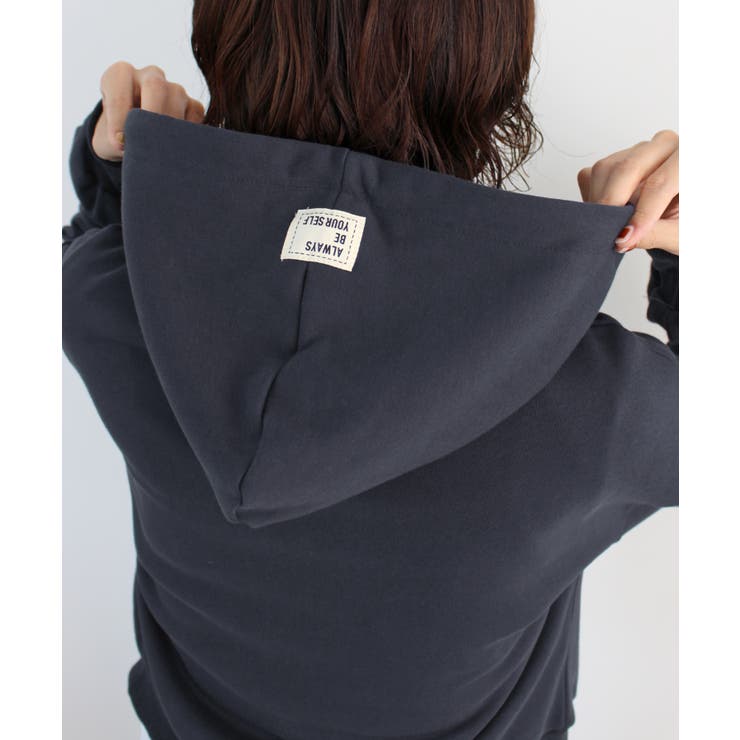 ネイビー | 《ABYS》クロップド丈が相性抜群◎ダブルジップショート丈パーカー  | futier land