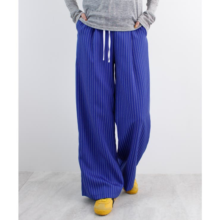 《ABYSアビス》チラ見せお洒落！レイヤード風ストライプパンツ | futier land | 詳細画像20 