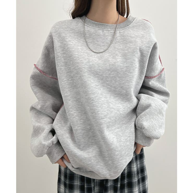 オトナ配色カラー。リンキングスウェットプルオーバー | futier land | 詳細画像26 