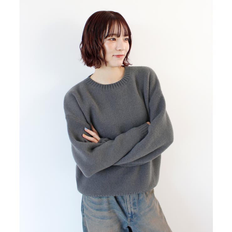 《ABYS》後ろ姿も可愛く決まる。バックロゴニットトップス | futier land | 詳細画像17 