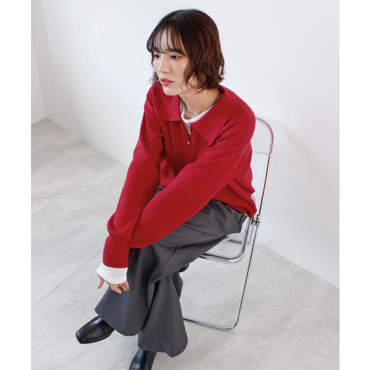 《ABYS》ラフに羽織れてこなれる。zip付ニットカーディガン | futier land | 詳細画像22 