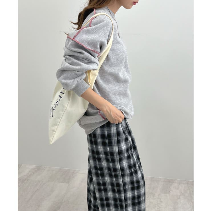 オトナ配色カラー。リンキングスウェットプルオーバー | futier land | 詳細画像28 