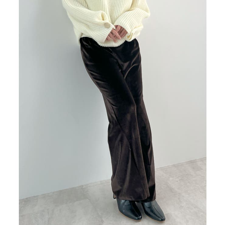 上品リラックスを叶える。ベロアパンツ | futier land | 詳細画像21 
