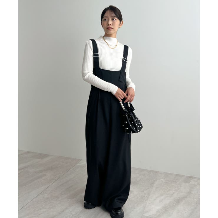 モードなムード香る。ベルトショルダーサロペット | futier land | 詳細画像15 