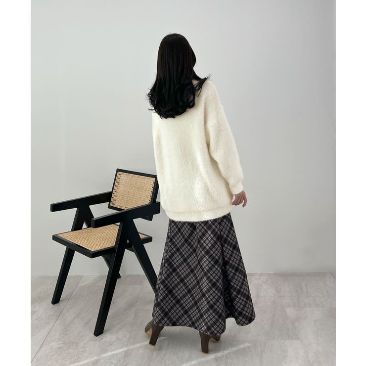 やみつきになる手ざわり。ふわもこシャギーニットプルオーバー[品番