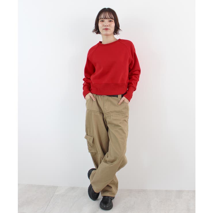 《ABYS》ロゴ刺繍ショート丈トレーナー | futier land | 詳細画像18 