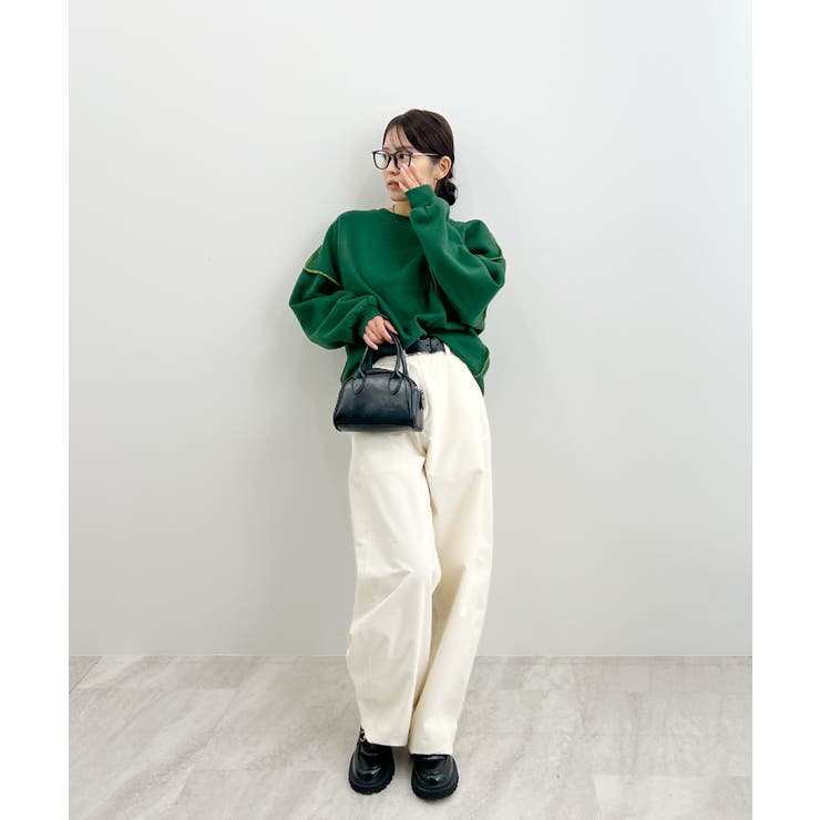 オトナ配色カラー。リンキングスウェットプルオーバー | futier land | 詳細画像53 