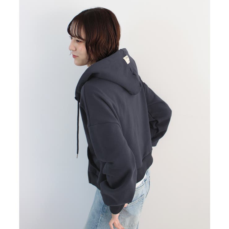 《ABYS》クロップド丈が相性抜群◎ダブルジップショート丈パーカー  | futier land | 詳細画像22 