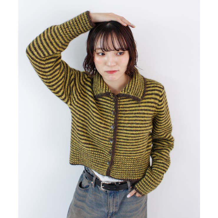 《ABYS》着こなし自在！配色ボーダーニットトップス | futier land | 詳細画像27 