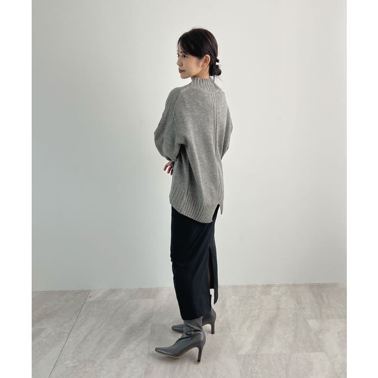 バックスリットオーバーニット | futier land | 詳細画像21 