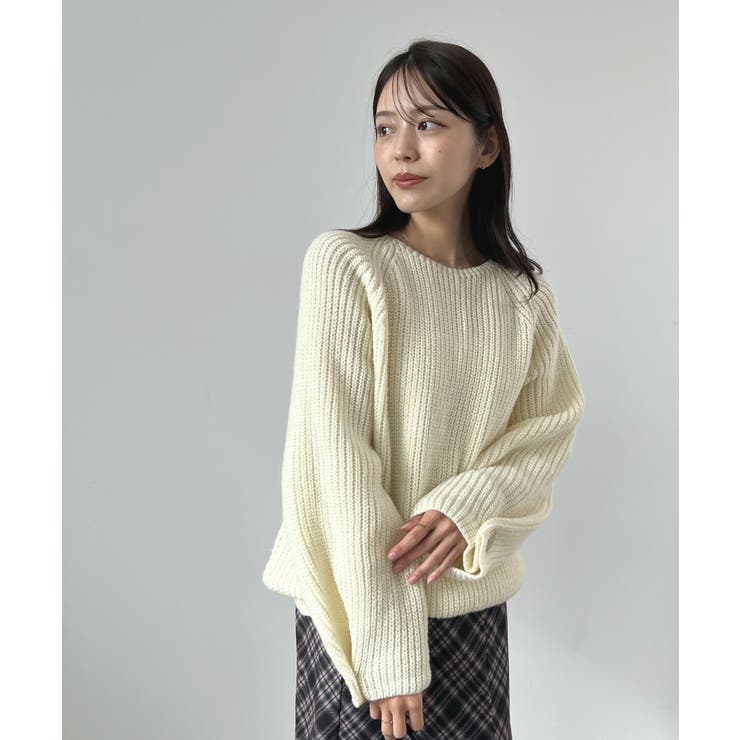 上品溢れるアクセント。袖ボタンKNIT | futier land | 詳細画像13 