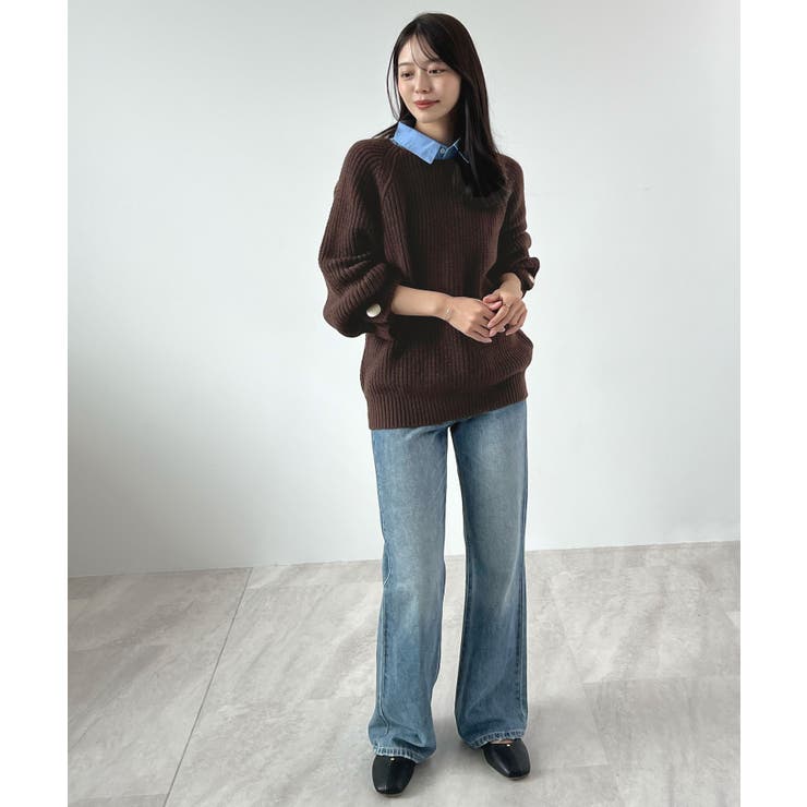 上品溢れるアクセント。袖ボタンKNIT | futier land | 詳細画像29 