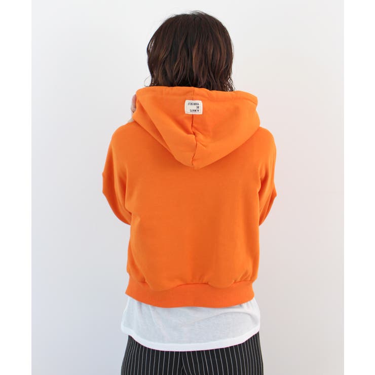 《ABYS》クロップド丈が相性抜群◎ダブルジップショート丈パーカー  | futier land | 詳細画像34 