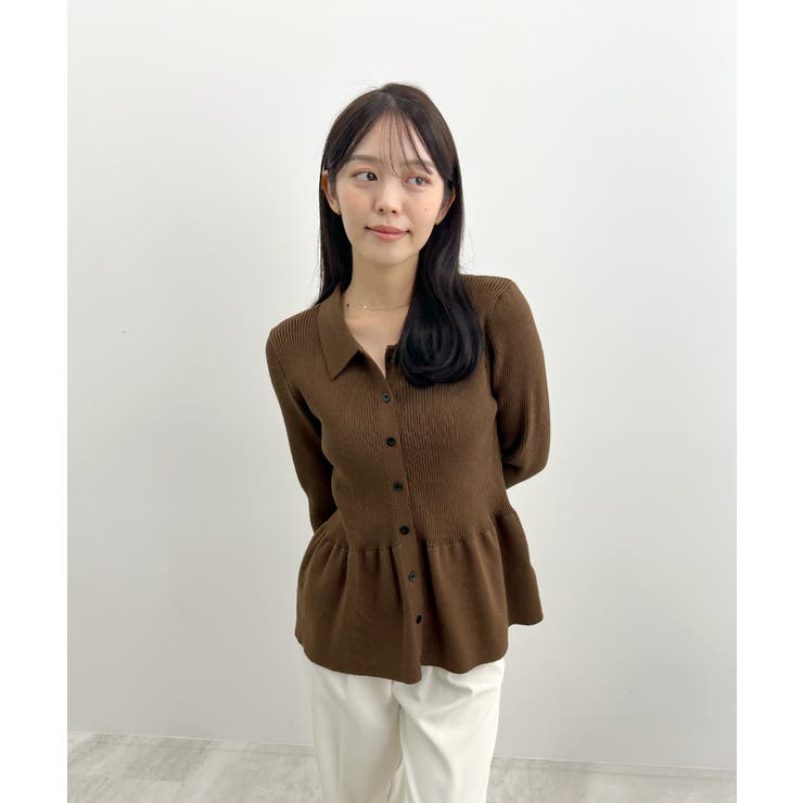 春新色追加！上品な大人へ。ペプラムリブニット | futier land | 詳細画像26 