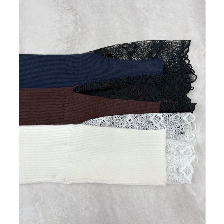 ふとした仕草まで美しく。袖レースリブKNIT | futier land | 詳細画像30 