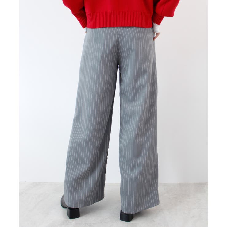 《ABYSアビス》チラ見せお洒落！レイヤード風ストライプパンツ | futier land | 詳細画像15 