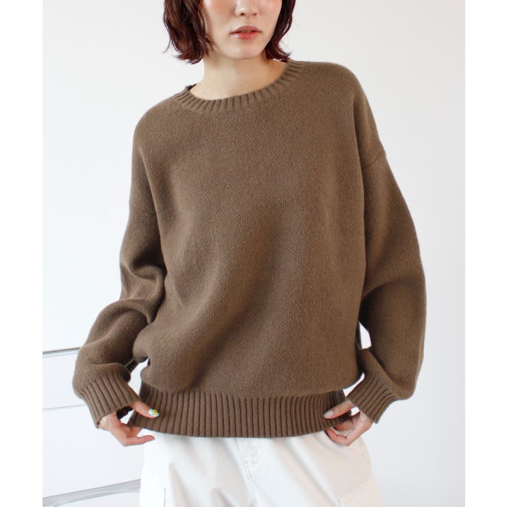 《ABYS》後ろ姿も可愛く決まる。バックロゴニットトップス | futier land | 詳細画像10 