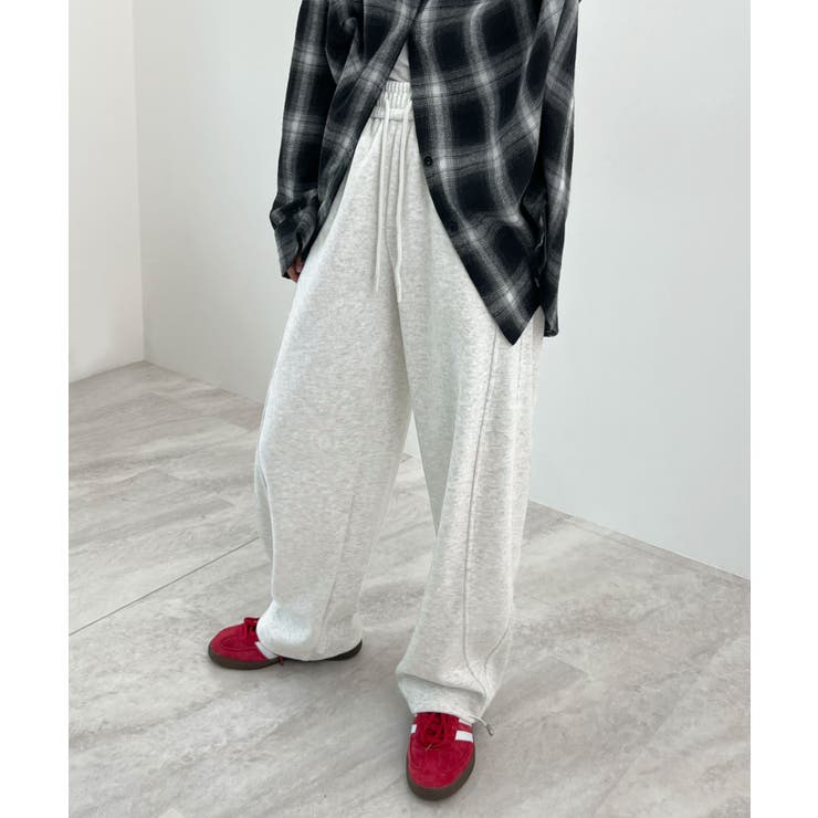 ラフに決まる。裾ドロストカーブスウェットパンツ | futier land | 詳細画像18 