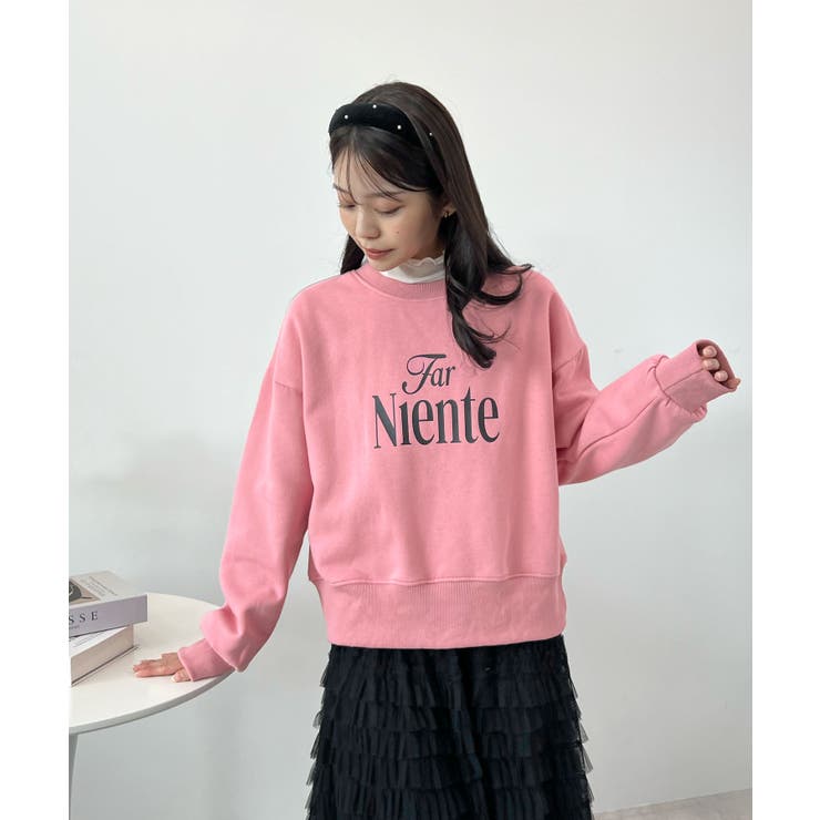 コンパクトで今っぽい。短丈ロゴスウェット | futier land | 詳細画像14 