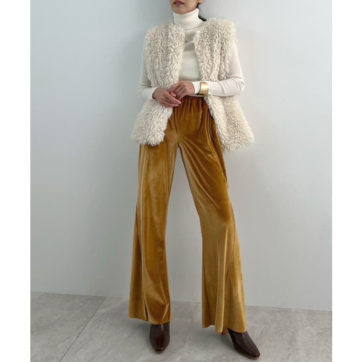 上品リラックスを叶える。ベロアパンツ | futier land | 詳細画像14 