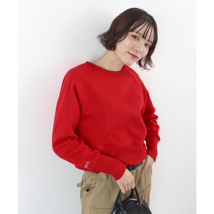 《ABYS》ロゴ刺繍ショート丈トレーナー | futier land | 詳細画像21 