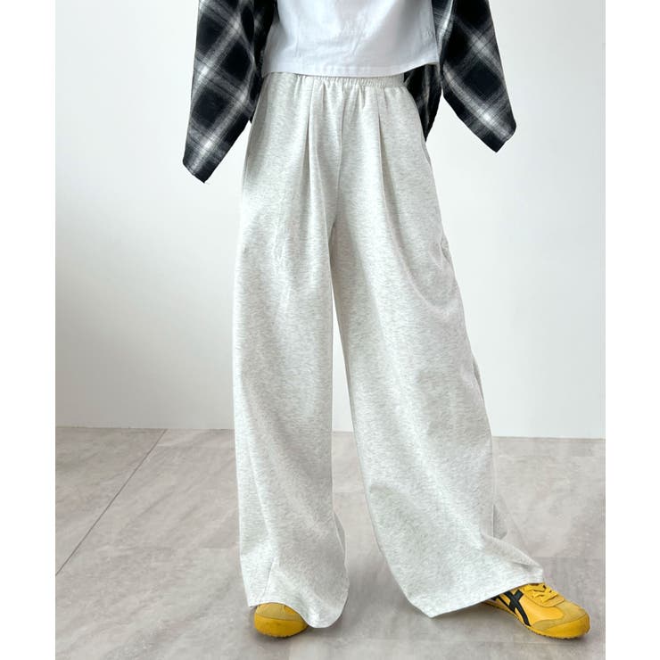 ラフだけど上品。タックスウェットパンツ | futier land | 詳細画像28 