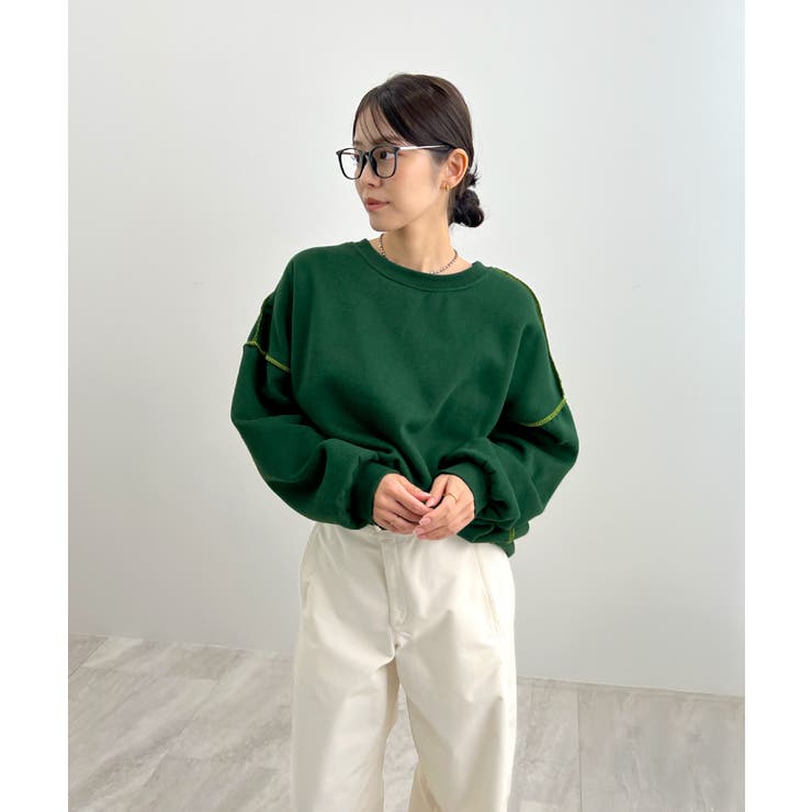 オトナ配色カラー。リンキングスウェットプルオーバー | futier land | 詳細画像58 