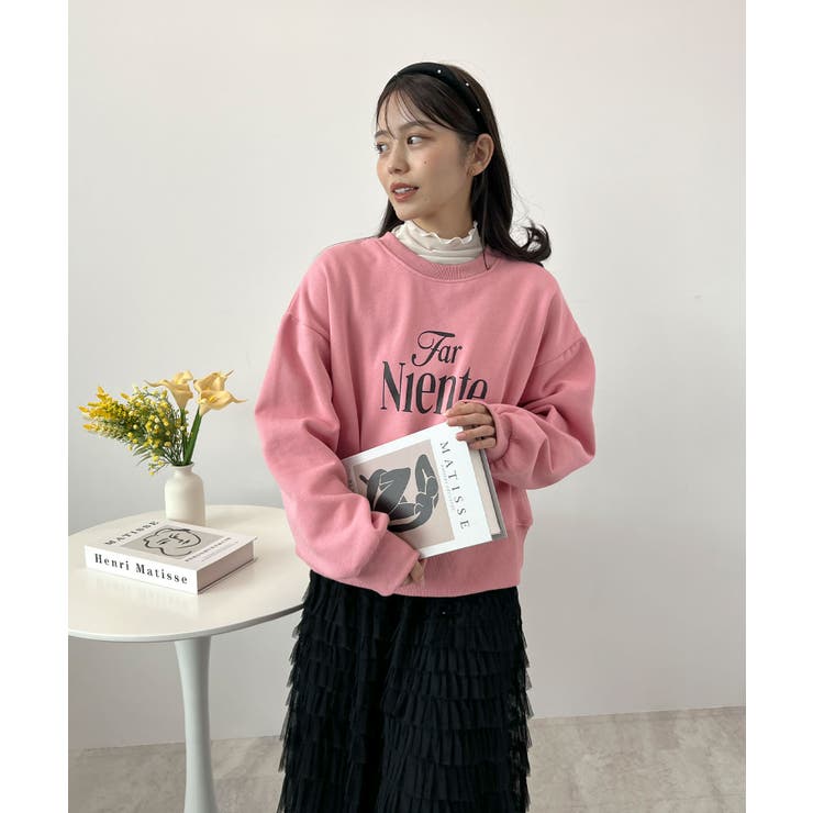 コンパクトで今っぽい。短丈ロゴスウェット | futier land | 詳細画像13 