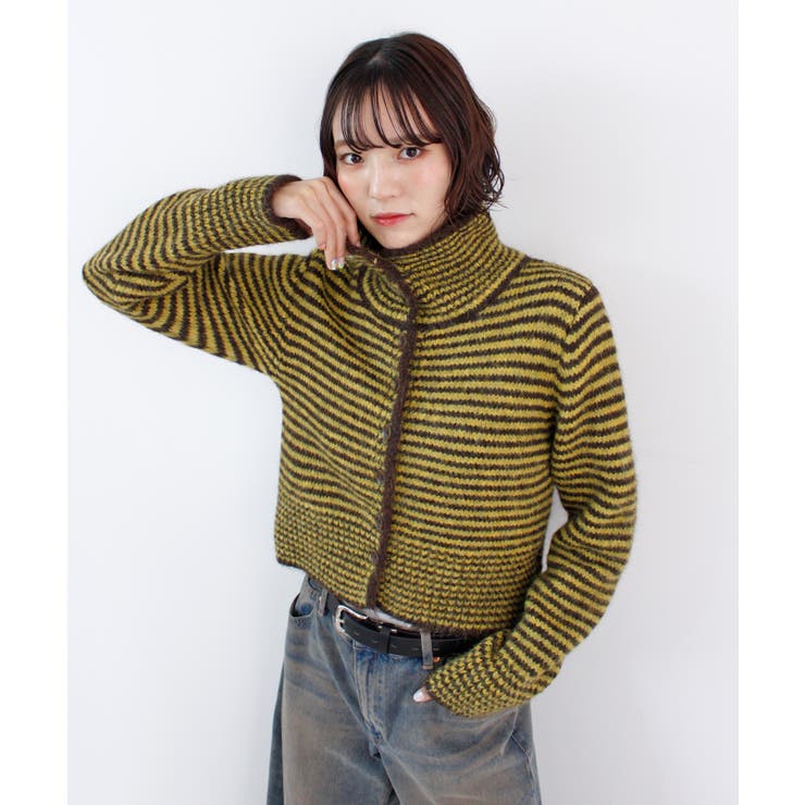 《ABYS》着こなし自在！配色ボーダーニットトップス | futier land | 詳細画像28 