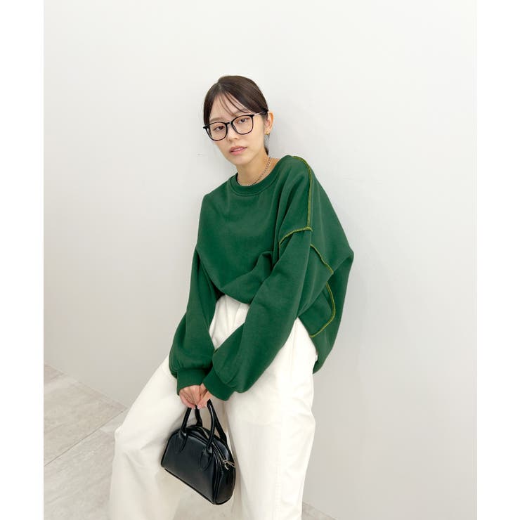 オトナ配色カラー。リンキングスウェットプルオーバー | futier land | 詳細画像51 