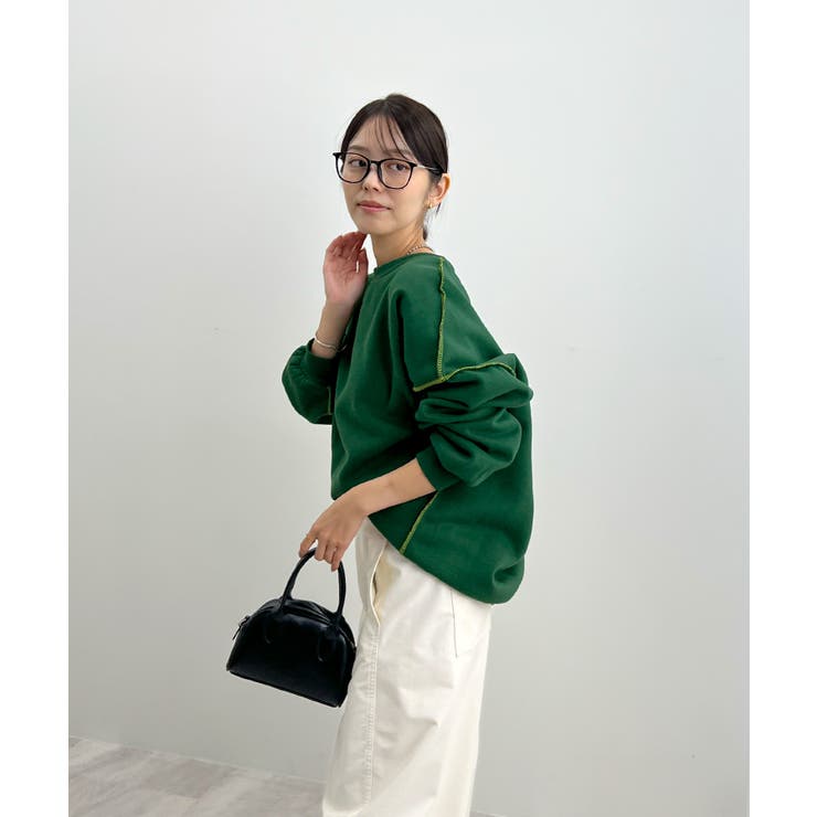 オトナ配色カラー。リンキングスウェットプルオーバー | futier land | 詳細画像54 