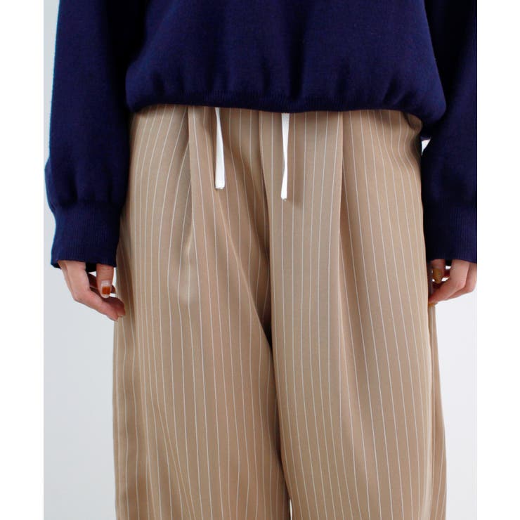 《ABYSアビス》チラ見せお洒落！レイヤード風ストライプパンツ | futier land | 詳細画像29 
