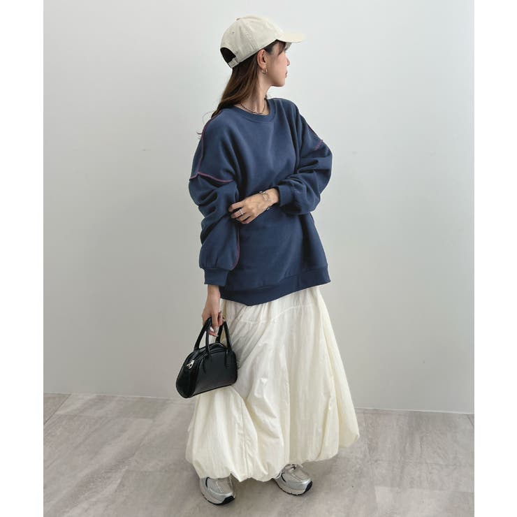 オトナ配色カラー。リンキングスウェットプルオーバー | futier land | 詳細画像41 