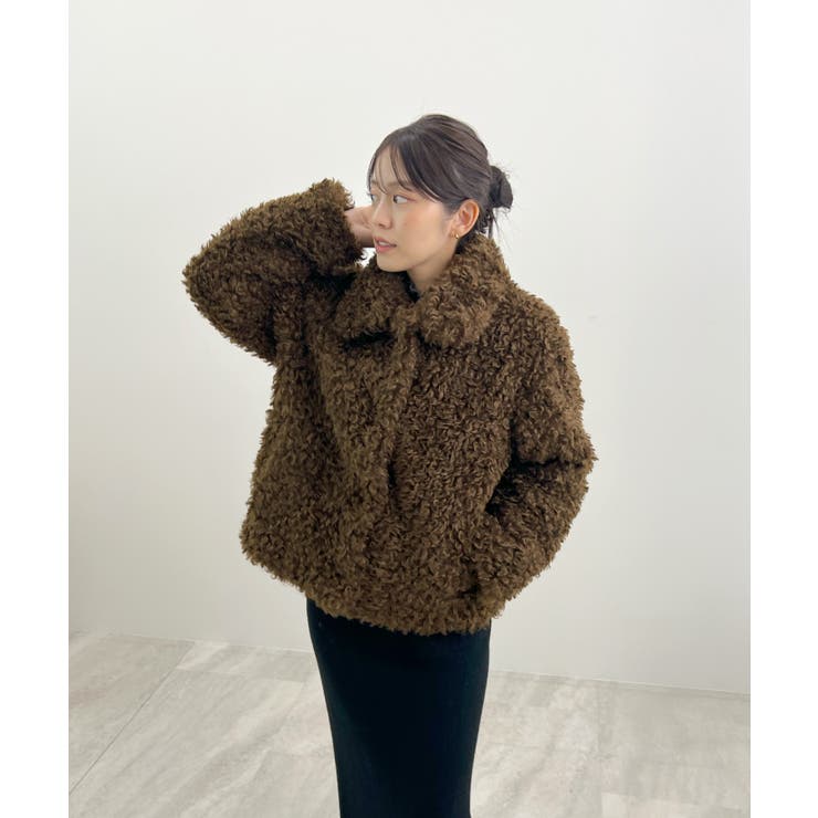 もこもこプードルファー。2wayカラープードルジャケット | futier land | 詳細画像35 
