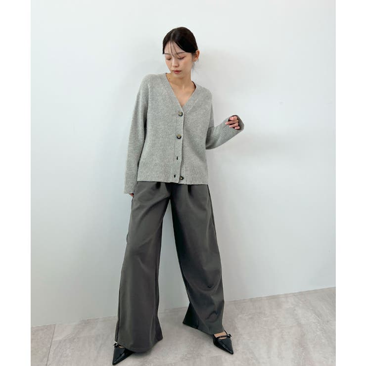 ラフだけど上品。タックスウェットパンツ | futier land | 詳細画像18 