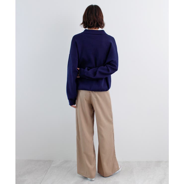 《ABYSアビス》チラ見せお洒落！レイヤード風ストライプパンツ | futier land | 詳細画像34 