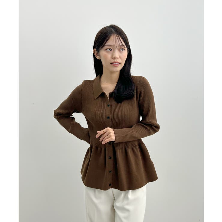 春新色追加！上品な大人へ。ペプラムリブニット | futier land | 詳細画像29 