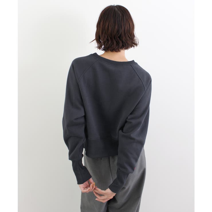 《ABYS》ロゴ刺繍ショート丈トレーナー | futier land | 詳細画像38 