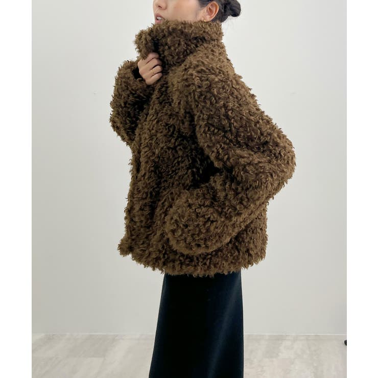 もこもこプードルファー。2wayカラープードルジャケット | futier land | 詳細画像33 